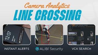 Alibi Security | Line Crossing Detection Analytics | Alibi Vigilant