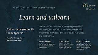 Learn and unlearn | International CUHF Series