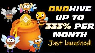 BNBHive New Project Alert up to 333% per Month