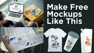 How To Make Free Mockups Like This | Shayan tech