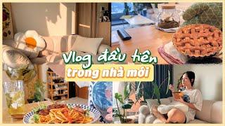 Daily Vlog: Ngày cuối tuần dễ chịu trong ngôi nhà mới: Nướng bánh, làm việc, trồng cây