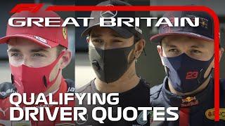 2020 British Grand Prix: Drivers React After Qualifying