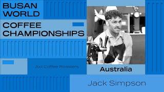 Jack Simpson, Australia | 2024 World Barista Championship | Finals