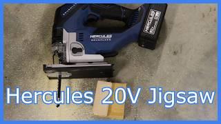 Harbor Freight Tool Haul #70: Hercules 20V Brushless Jig Saw (New and Highly Anticipated!)
