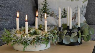 DIY * Skandinavische Adventskränze * 2 moderne Ideen mit Dosen * Recycling