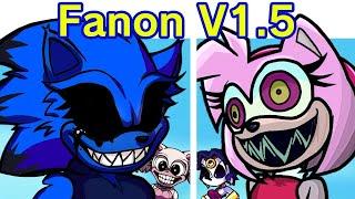 Friday Night Funkin' VS Fanon V1.5: Horrors Unknown FULL WEEK (FNF Mod) (Sonic/Nantelle/GF/Amy/Miku)