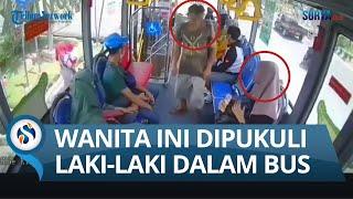 DETIK-DETIK PEREMPUAN DIBUNTUTI dan Dipukuli Laki-laki Dalam Bus BRT, Pelaku Telah Diamankan Polisi