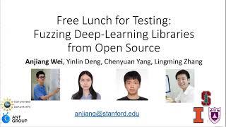 ICSE2022 - Free Lunch for Testing: Fuzzing Deep-Learning Libraries from Open Source