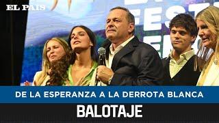 Balotaje 2024: de la ansiedad y la esperanza a la resignación en la sede de Álvaro Delgado