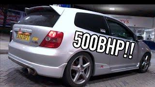 *TURBO* HONDA CIVIC TYPE R EP3 500BHP!!!