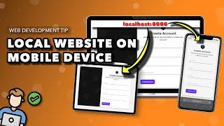 How to test local websites on mobile devices