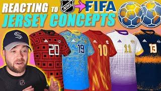 NHL Teams As FIFA Soccer/Football Jersey Concepts!