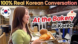 [KOR/ENG] Real Korean Conversation at Bakery & Cafe, Buy Bread, Coffee | Learn Korean for Beginners