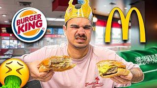 EINER MUSS KOTZEN !!!  MC DONALDS vs BURGER KING in 