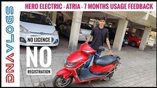 Hero Electric Atria LX | 7 Months 2000+ Usage Feedback | Pros and Cons Explained | DNA VLOGS