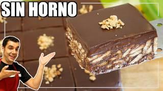 El PASTEL mas FÁCIL y RICO de GALLETAS y CHOCOLATE en 10 Minutos  ¡Delicia Inmediata!