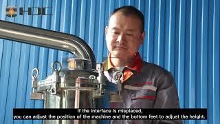 200L essential oil distillation equipment/essential oil extraction equipment installation video