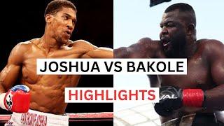 Martin Bakole vs Anthony Joshua Highlights & Knockouts