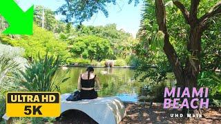 Miami Beach Botanical Gardens Walk 4K