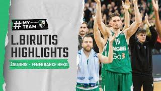 Laurynas Birutis highlights | Zalgiris – Fenerbahce | 2023.01.05