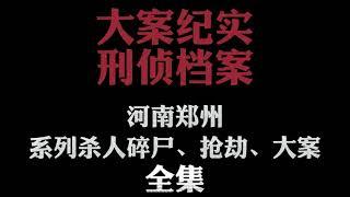 大案纪实【刑侦档案】有声小说 河南郑州系列杀人碎尸、抢劫、大案