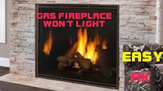  Gas Fireplace Won’t Light (FIXED) 