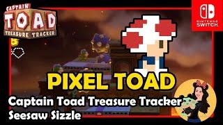 SEESAW SIZZLE PIXEL TOAD (Episode 3 Level 2 (3-2)) - Captain Toad Treasure Tracker