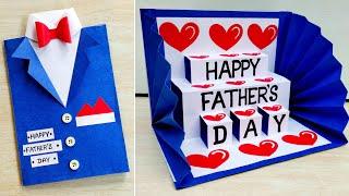 Happy Father's day pop-up card // Father's day special greeting card making // DIY Father's day card