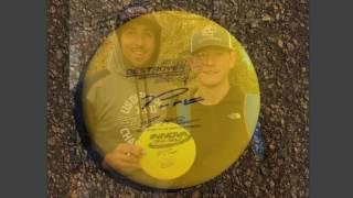 Returning A Disc Golf Disc Signed By Paul McBeth From The McBeast Challenge