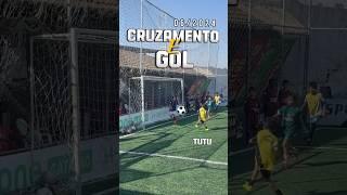 ️Cruzamento e Bola no fundo da rede: Golaço do Tutu #futebol #football #shorts #viral #fyp #gol