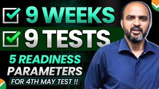 5 Readiness Parameters for NEET 2025 - 9 Weeks & 9 Tests to GET READY for 10th Test on 4th May!!!