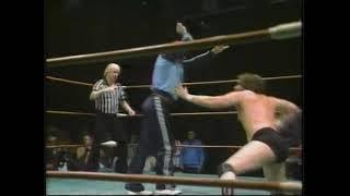 Ted DiBiase vs. Mr. R. WCW, February 1984.
