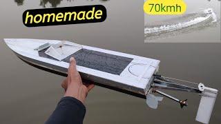 how to make highspeed rc boat