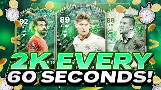 OMG! 2K EVERY 60 SECONDS EAFC 24 BEST TRADING METHOD (EA FC 24 SNIPING FILTERS & FLIPPING)