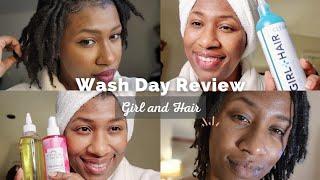 GRWM Locs Wash Day (Girl + Hair Review @girlandhair )