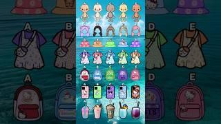 "Toca Boca Fashion: Which Look is the Cutest?"🫰 #tocaboca #tocalifeworld