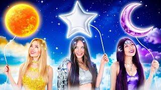 Moon Girl, Sun Girl and Star Girl! Who Will Stay in Real Life Forever