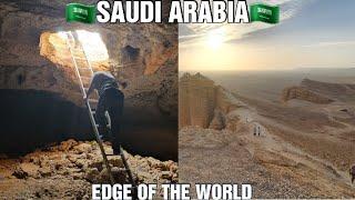 Edge of the world ft the spooky bat tunnel | saudi Arabia part 2