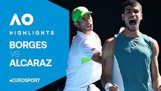 Nuno Borges vs Carlos Alcaraz | Round Three | Australian Open 2025 Extended Highlights 