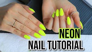 Easy Neon Nail Tutorial : Amazon Prime Day Deals Beauty