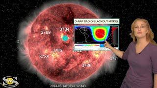 An Earth-Directed Solar Storm with New Regions Peeking | Space Weather Spotlight 15 August 2024