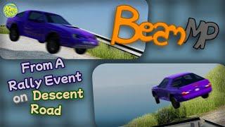 My Attempts of a Rally Event on Decent Road (BeamMP)