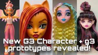 MONSTER HIGH NEWS! NEW G3 Character + G3 Handpainted prototypes revealed! Short haired Toralei +more