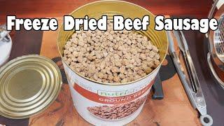 Freeze Dried Ground Beef Sausage