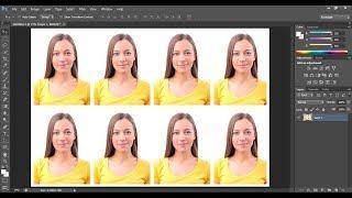 Create Passport size Photos in Photoshop CS6 | Photoshop Tutorial