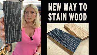 Secret to a new trendy wood finishing technique.  Two tone wood finish.