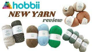 NEW YARNS FROM HOBBII | YARN REVIEW | CROCHET BY BEV