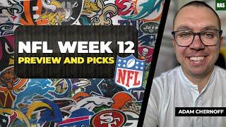 NFL Week 12 Picks and Game Previews 2024 with Adam Chernoff