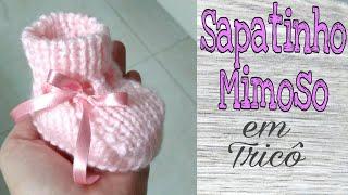 Sapatinho de Bebê em lã Mollet | Ana Alves
