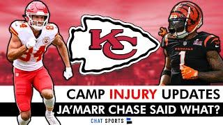 Chiefs Injury Update With Justin Watson & Nazeeh Johnson + Ja’Marr Chase DISRESPECTS Patrick Mahomes